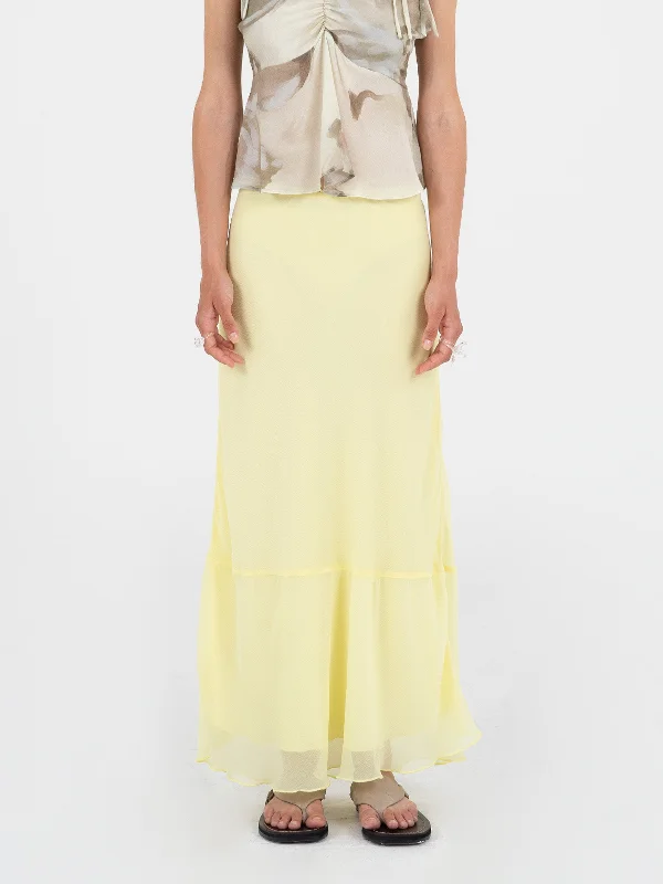 Aurora skirt chiffon skirt airy