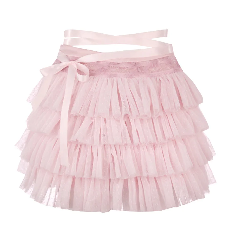 Ballet Mesh Tutu Skirt PL53169 denim skirt fashionable