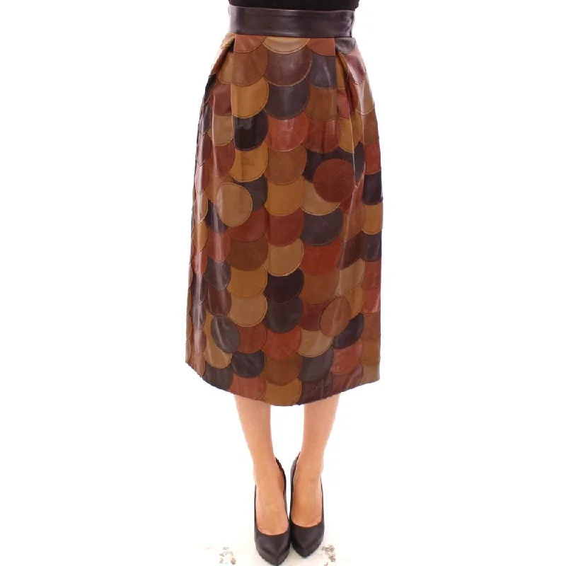 Dolce & Gabbana Brown  Skirt velvet skirt sumptuous