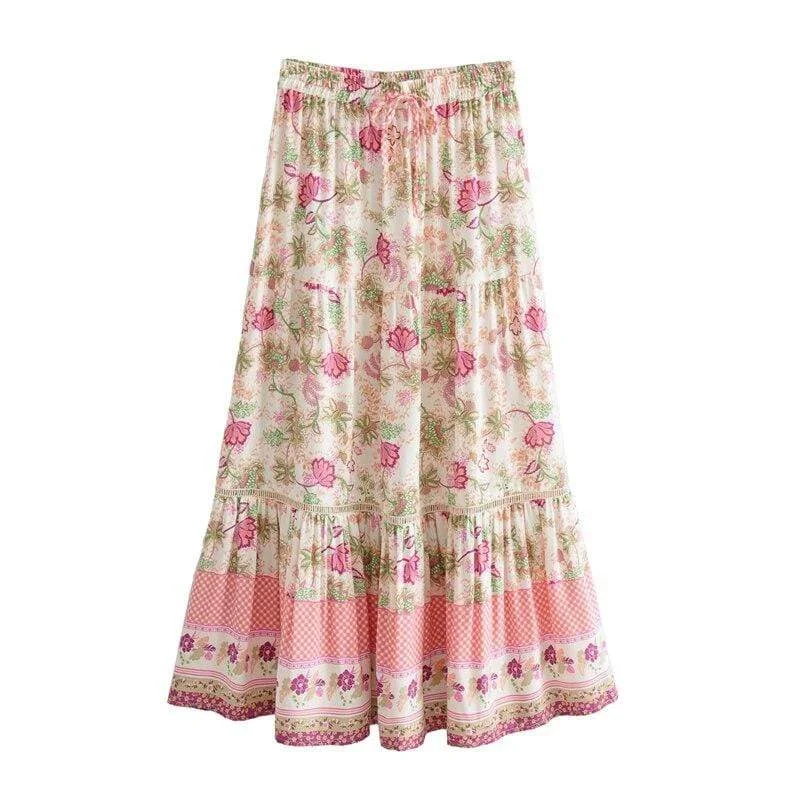 Carmel Skirt leather skirt refined