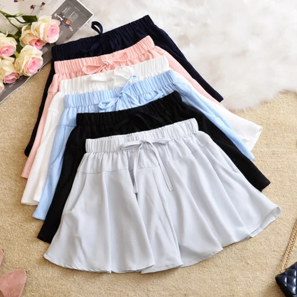 Chiffon high waist elastic skirt yv42291 cashmere skirt soft