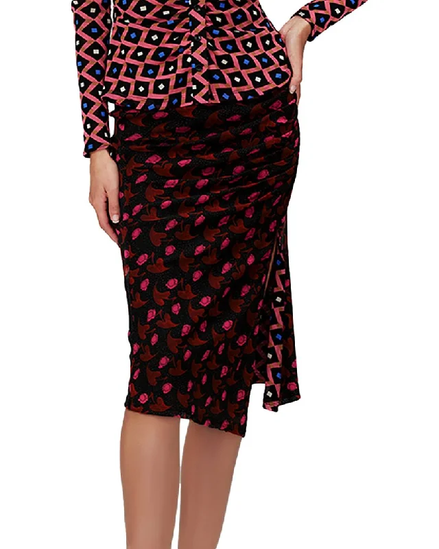 Diane von Furstenberg Dariella Reversible Skirt denim skirt fashionable