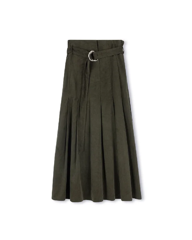 Drop Pleat Skirt boho skirt vibe