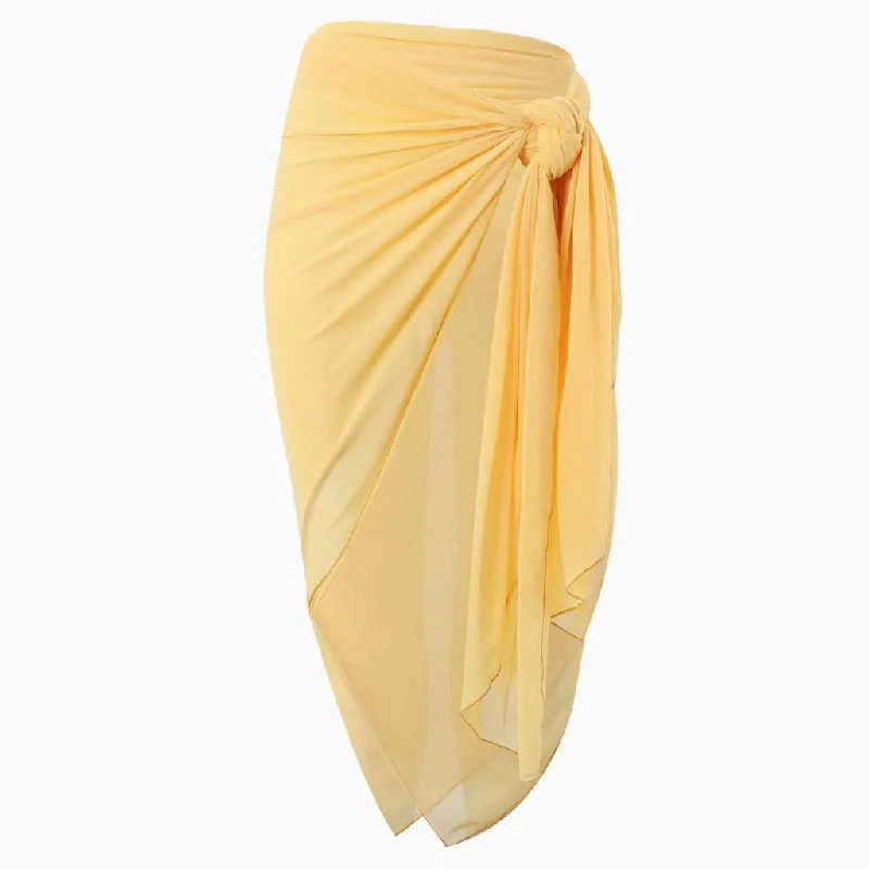 Ethereal Bow Tie Up Triangle High Waist Chiffon Cover Up Beach Sarong linen skirt relaxed Ethereal Bow Tie Up Triangle High Waist Chiffon Cover Up Beach Sarong linen skirt relaxed
