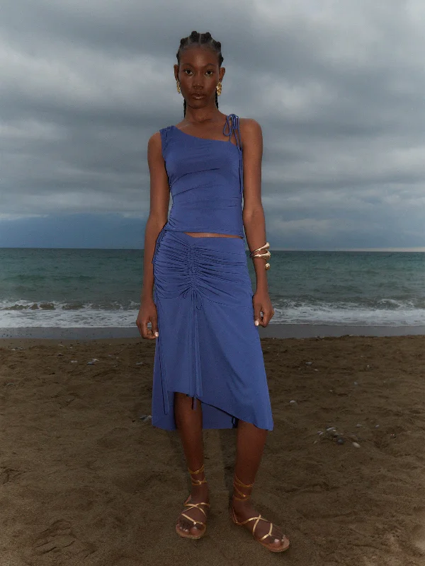 Glimmer skirt linen skirt breathable