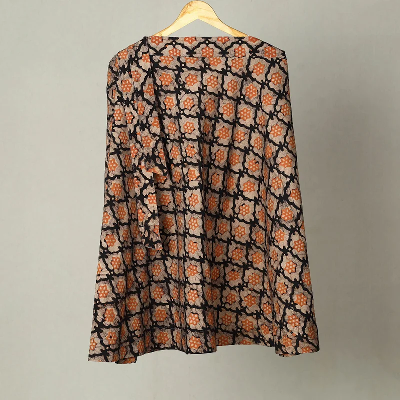 Multicolor - Hand Batik Print Cotton Wrap Around Skirt 12 chiffon skirt airy