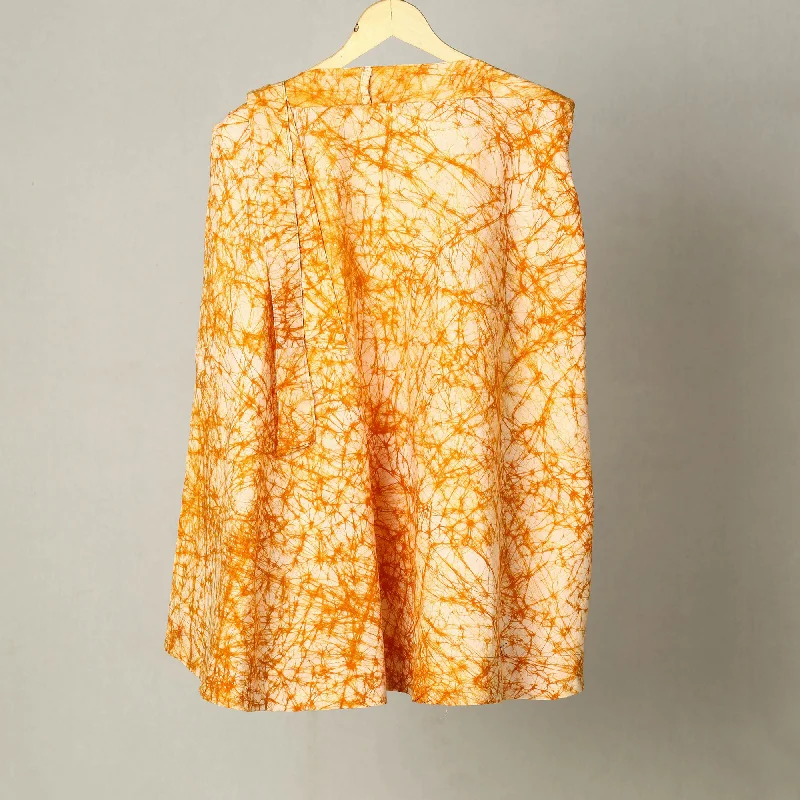 Orange - Hand Batik Print Cotton Wrap Around Skirt 21 wrap skirt elegant