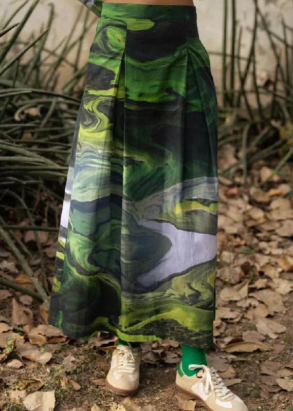 Judy Printed Skirt wrap skirt elegant