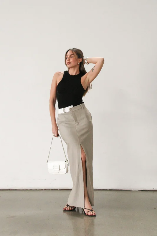 Not So Serious Maxi Skirt athletic skirt fit