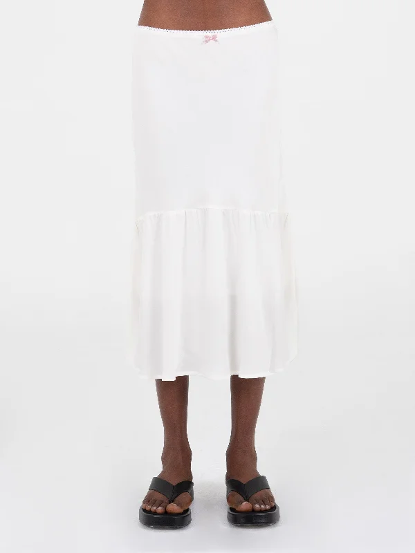 Pearl skirt high waist skirt