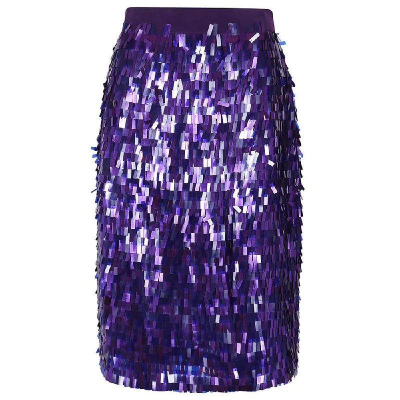 PINKO Purple Polyester Skirt wrap skirt elegant