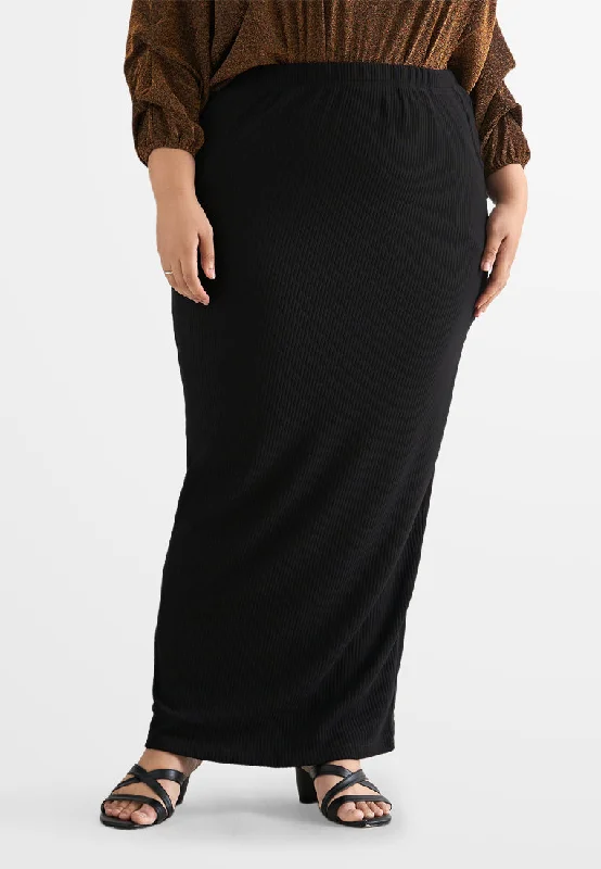 Reese True Ribbed Pencil Skirt modal blend skirt