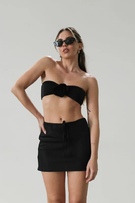 Slip On Skirt low waist skirt