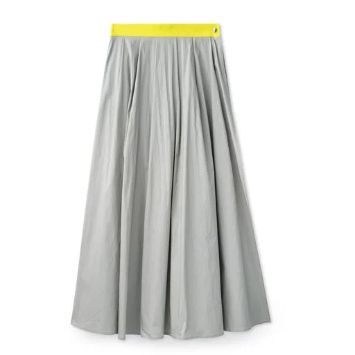 Waistband Skirt - Grey/Yellow lace skirt romantic